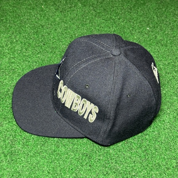 Vintage 90s Dallas Cowboys How Bout Them Cowboys Dynasty Starter Snapback Hat - Picture 4 of 7